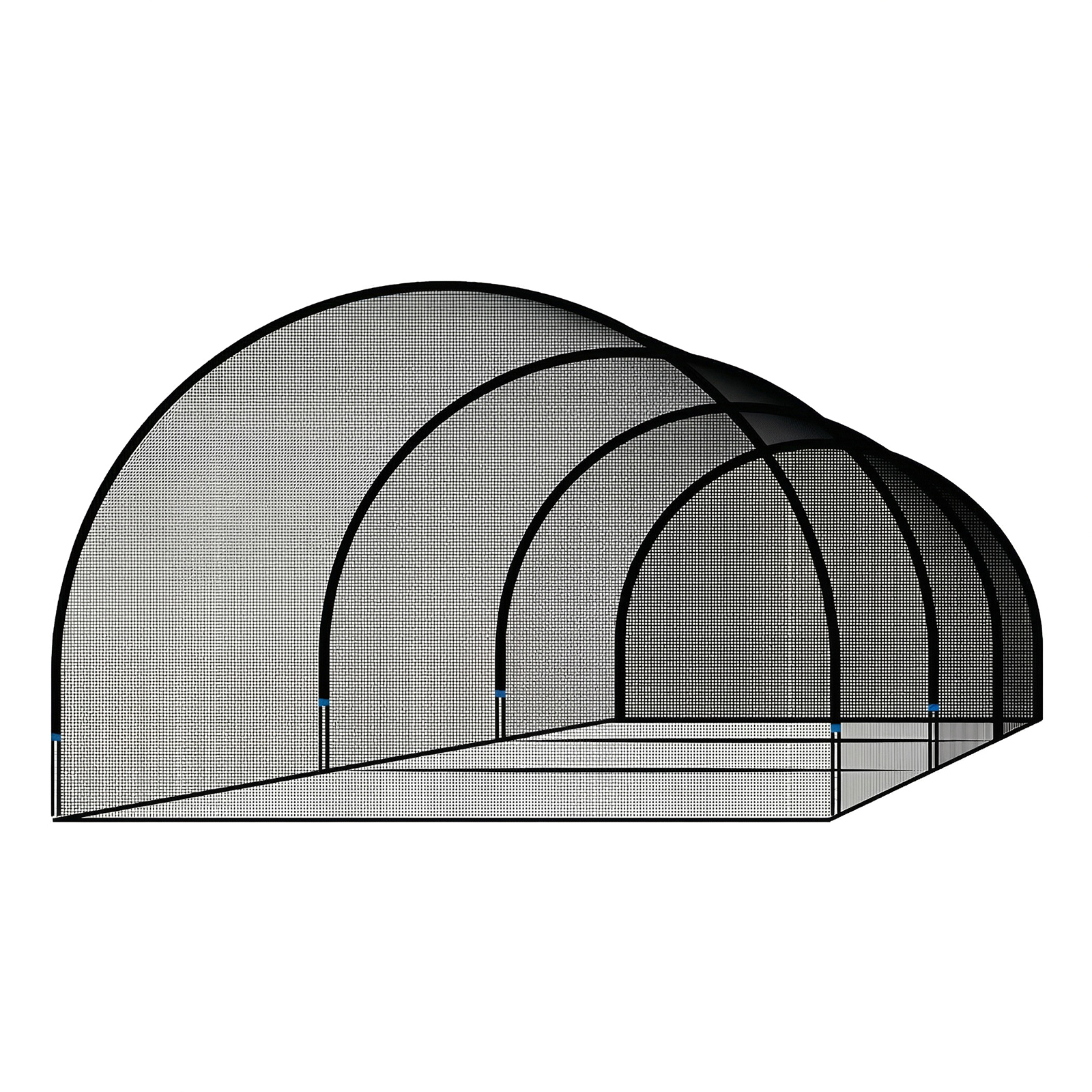 Practice Net Hitting - 30FT Baseball Training Equipment Netting Cage