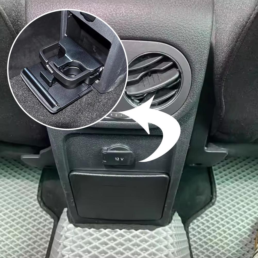 Golf Equipment Organizer - Rear Armrest Central Drink Holder For