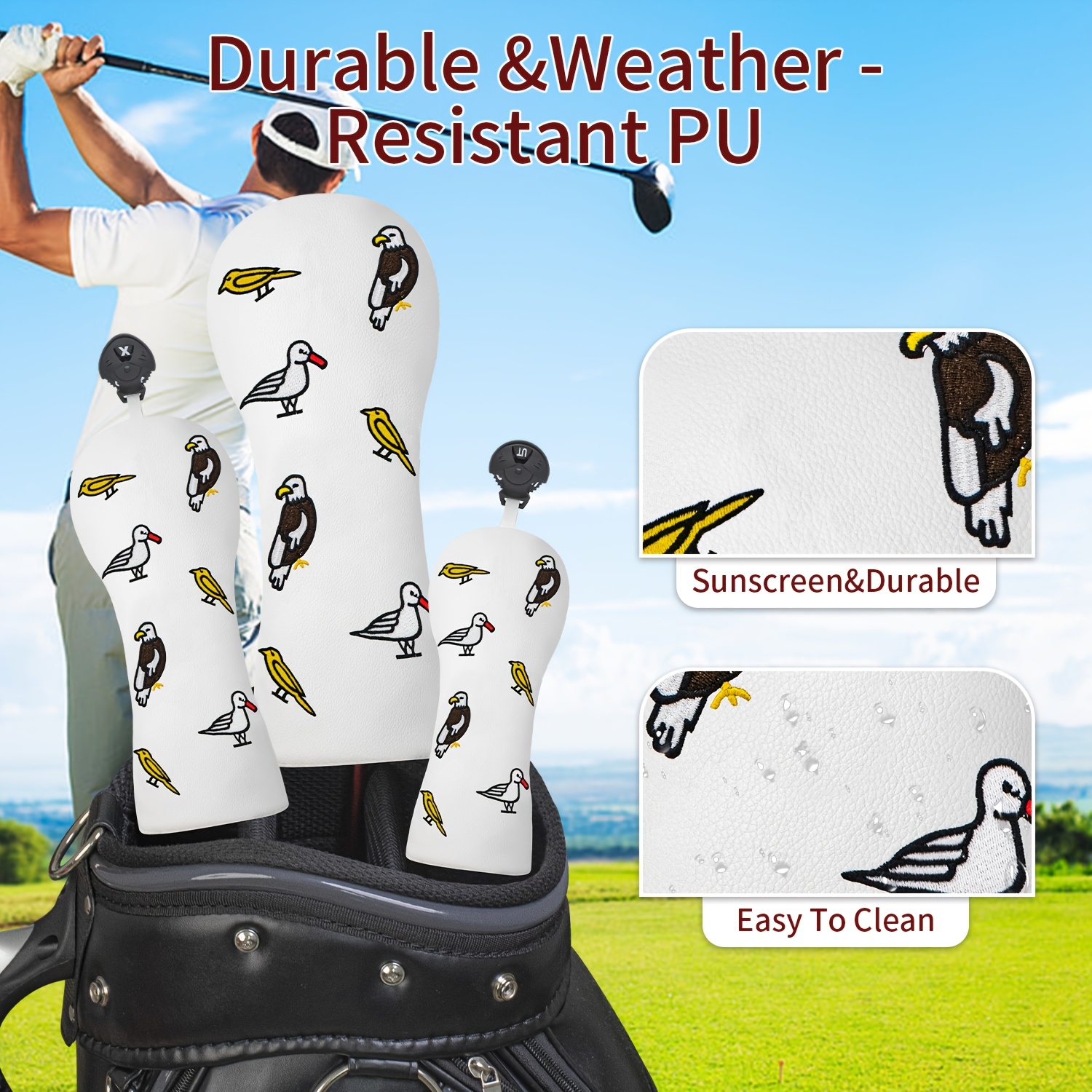 1pc/4pcs Driver/Fairway/Hybrid - đánh giá và giá Golf Equipment Organizer