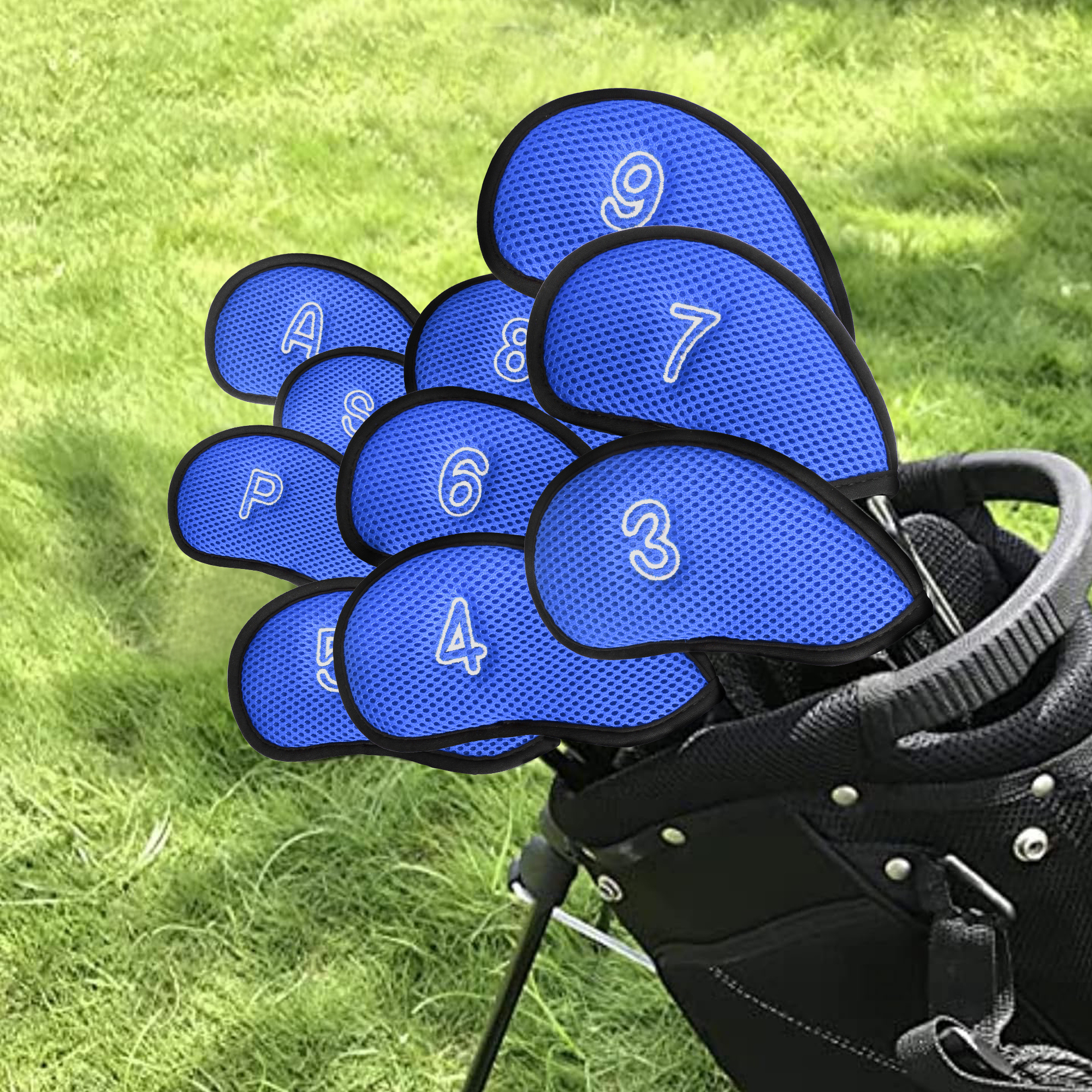 10 Pieces / Set. Golf Iron Hea - đánh giá và giá Golf Equipment Organizer