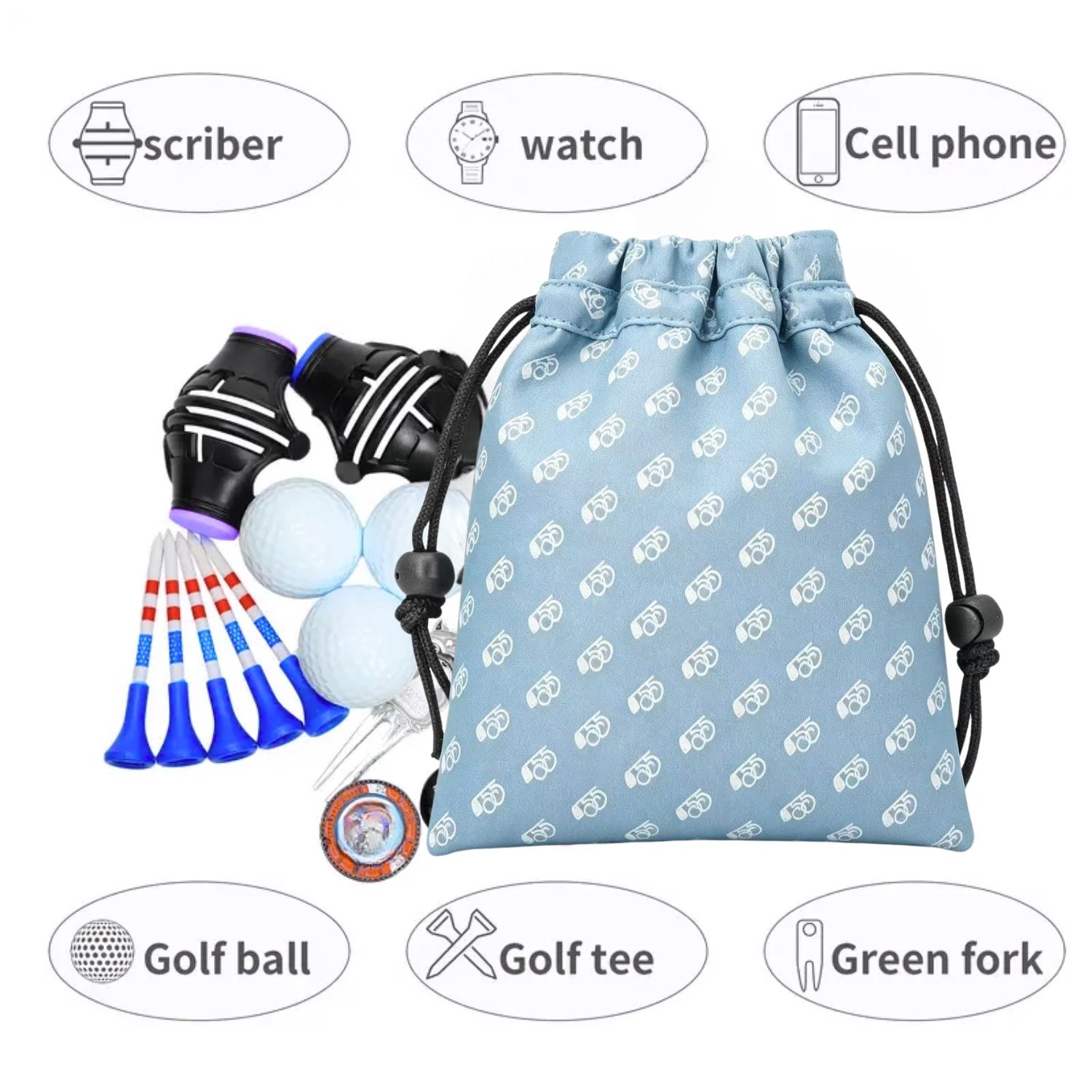 A Minimalist Blue Golf Valuabl - đánh giá và giá Golf Equipment Organizer