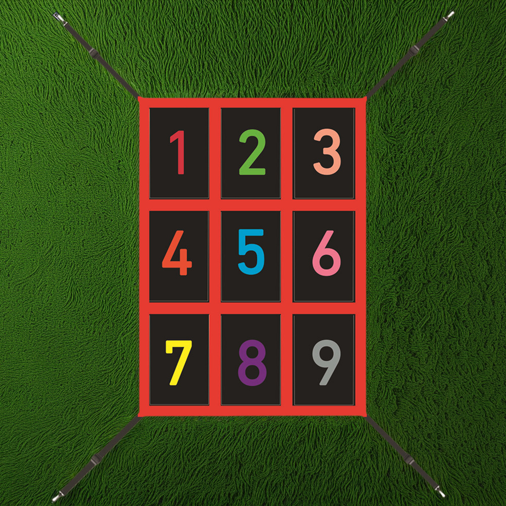 9-Section Numbered Strike Zone - đánh giá và giá Practice Net Hitting