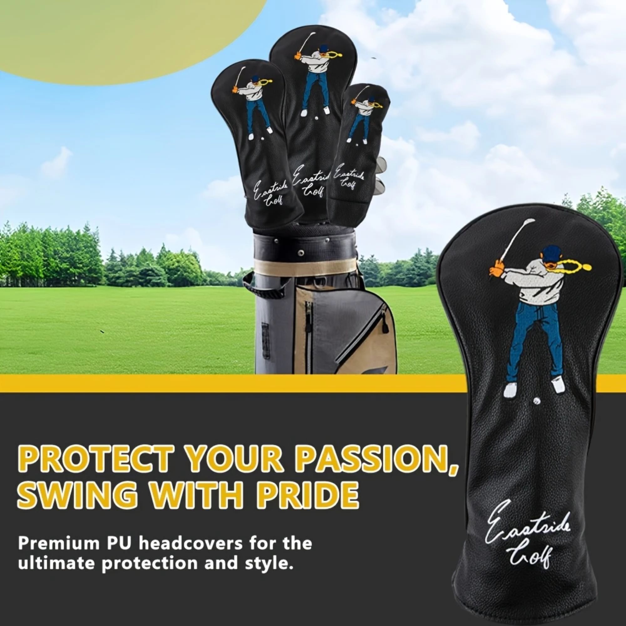 Golf Club Head Cover Durable S - đánh giá và giá Golf Equipment Organizer