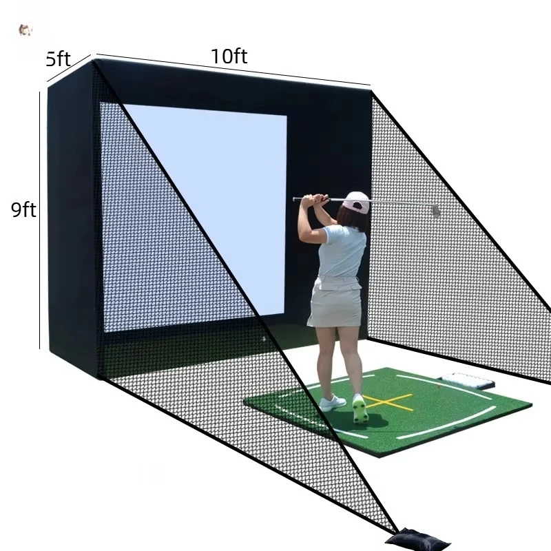 Golf Simulator Enclosure Nets  - đánh giá và giá Practice Net Hitting