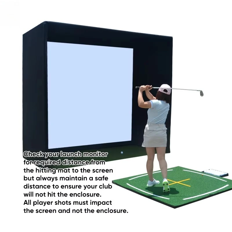 Golf Simulator Enclosure Nets  - đánh giá và giá Practice Net Hitting
