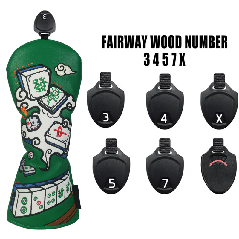 Golf Club Cover, Mahjong Style - đánh giá và giá Golf Equipment Organizer