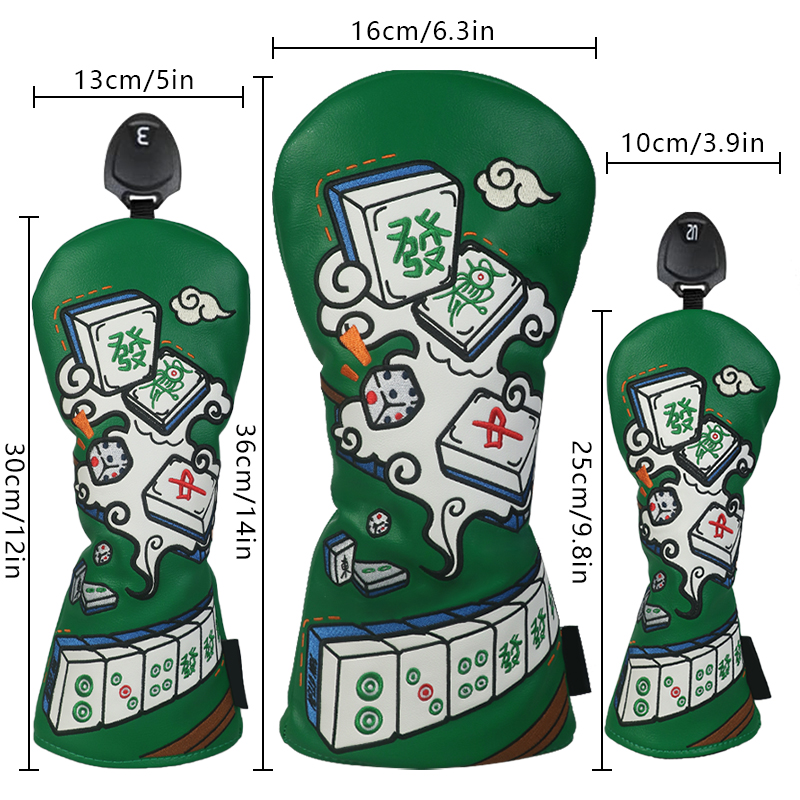 Golf Club Cover, Mahjong Style - đánh giá và giá Golf Equipment Organizer